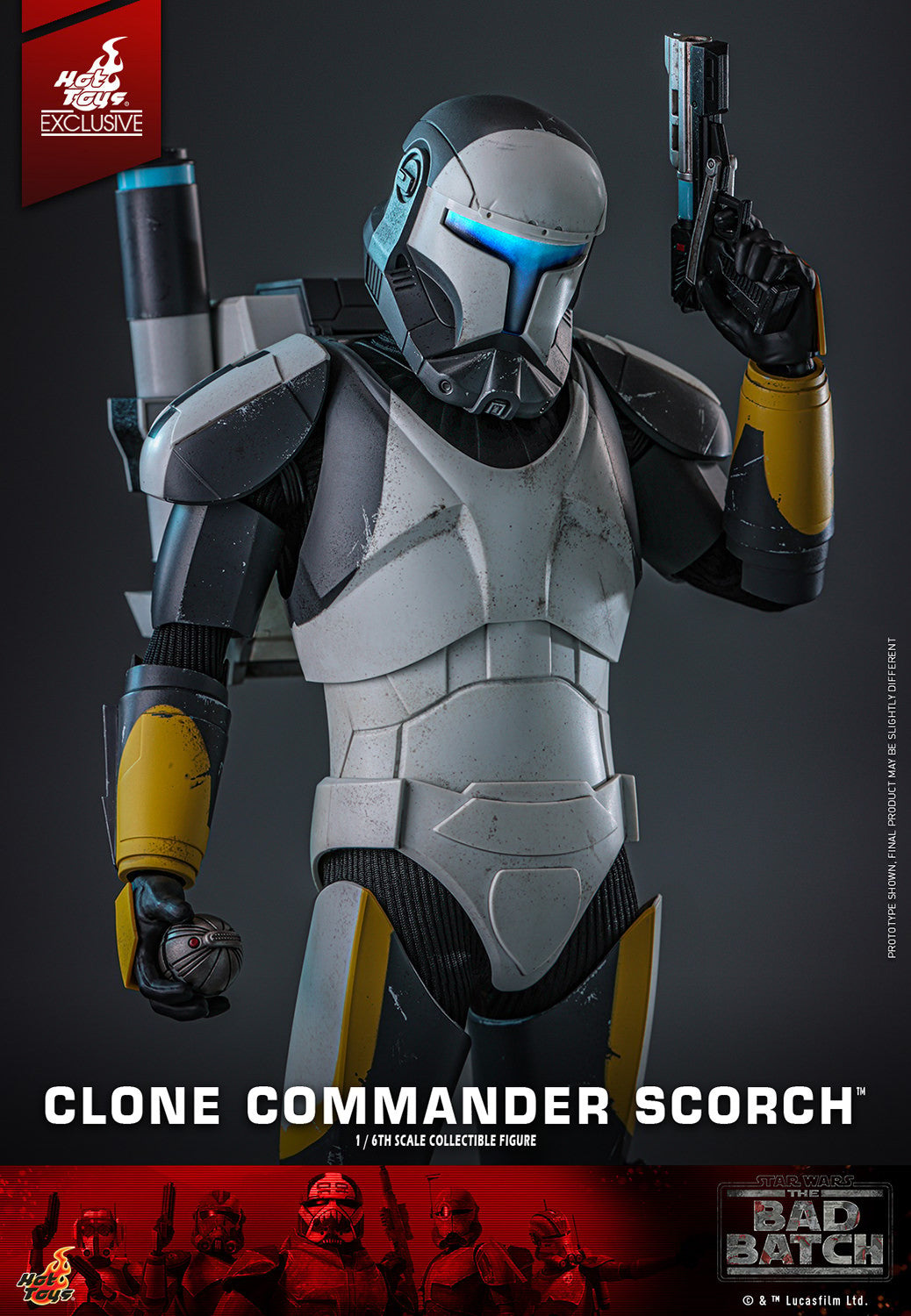 Clone Commando Scorch Star Wars Sixth Scale Figure