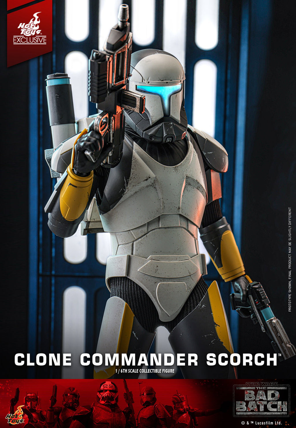 Clone Commando Scorch Star Wars Sixth Scale Figure