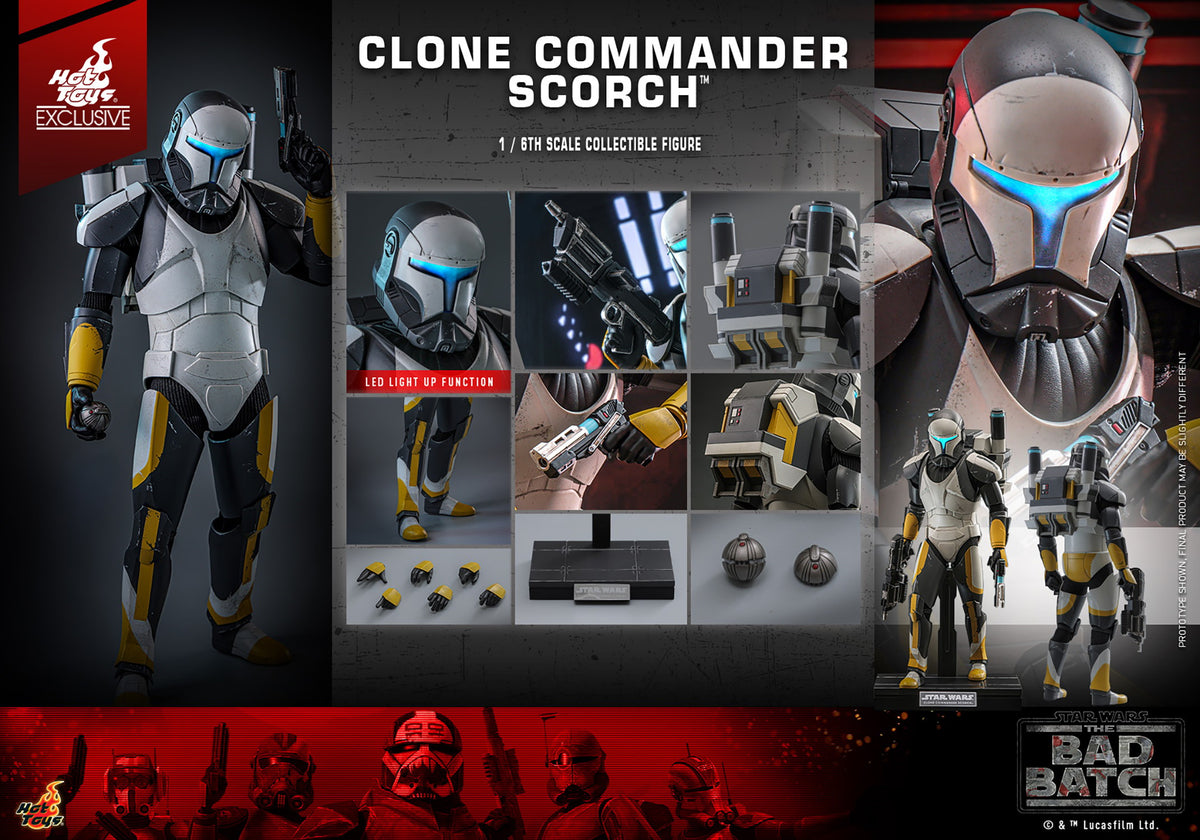 Clone Commando Scorch Star Wars Sixth Scale Figure