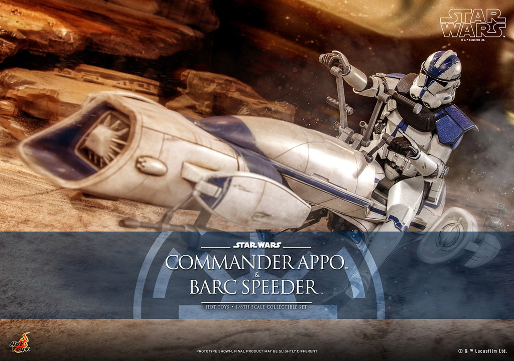 Commander Appo with BARC Speeder Star Wars Sixth Scale Figure Set