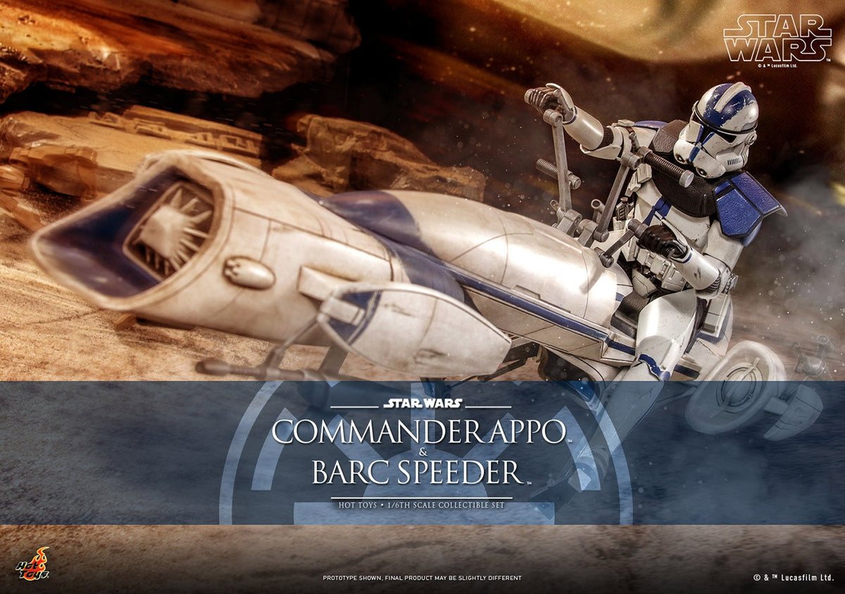 Commander Appo with BARC Speeder Star Wars Sixth Scale Figure Set