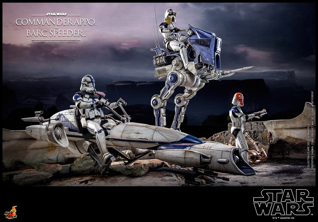 Commander Appo with BARC Speeder Star Wars Sixth Scale Figure Set
