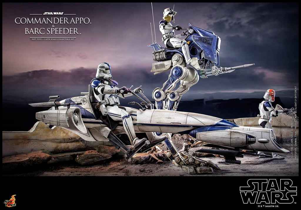 Commander Appo with BARC Speeder Star Wars Sixth Scale Figure Set