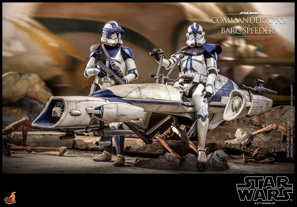 Commander Appo with BARC Speeder Star Wars Sixth Scale Figure Set