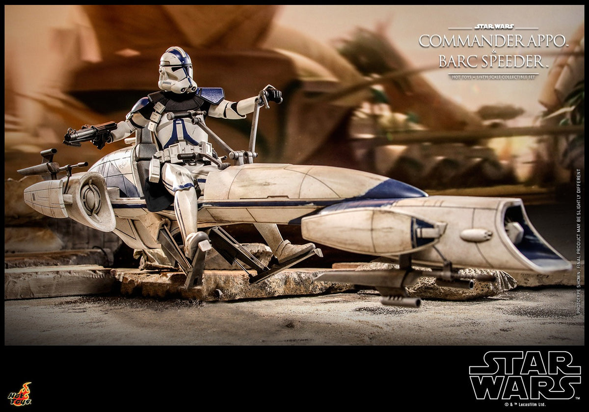 Commander Appo with BARC Speeder Star Wars Sixth Scale Figure Set