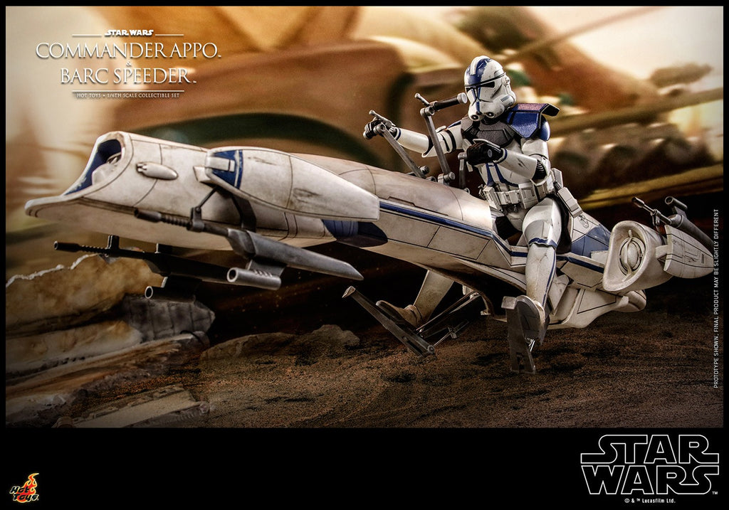 Commander Appo with BARC Speeder Star Wars Sixth Scale Figure Set