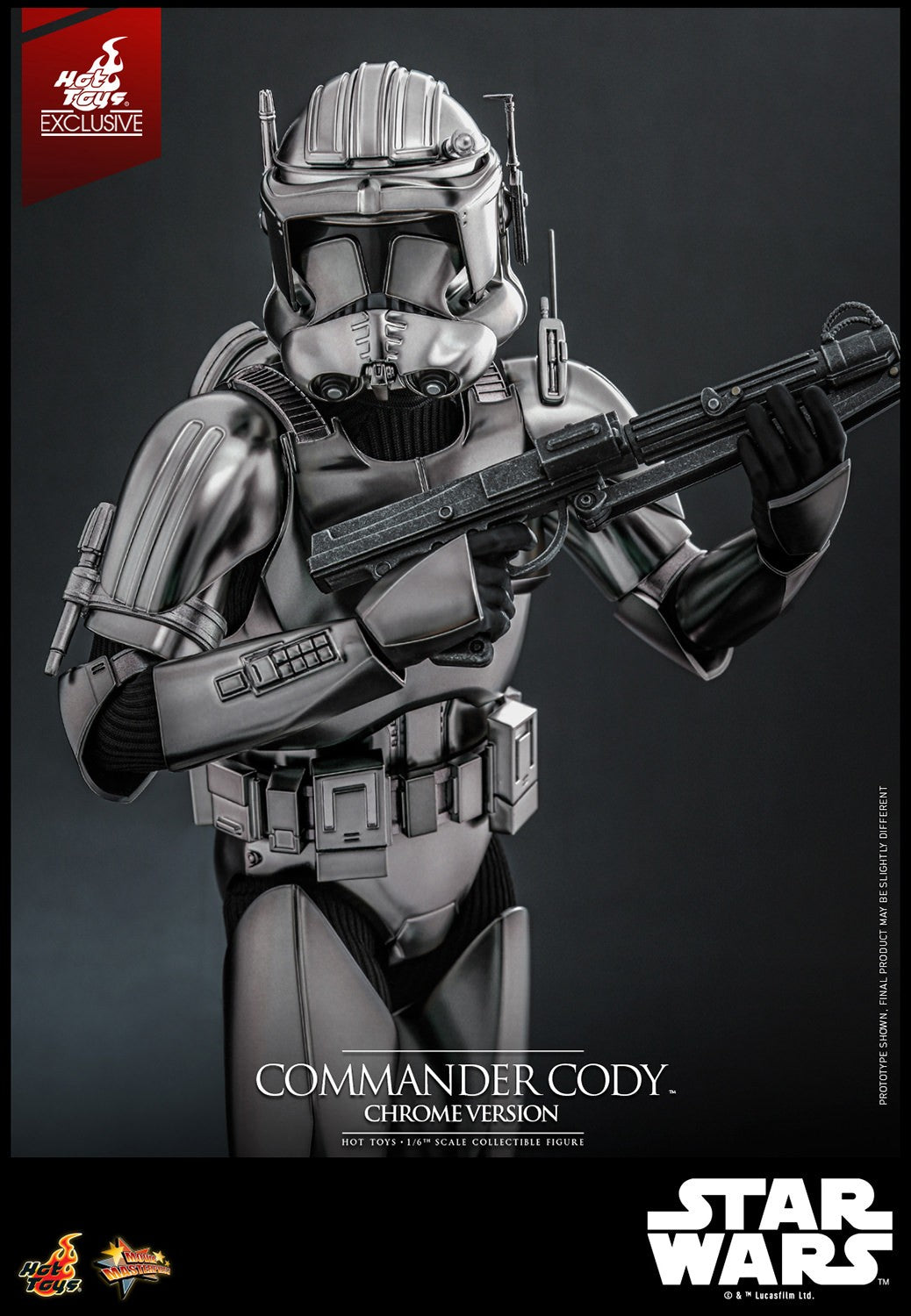 Commander Cody (Chrome Version) Star Wars Sixth Scale Figure