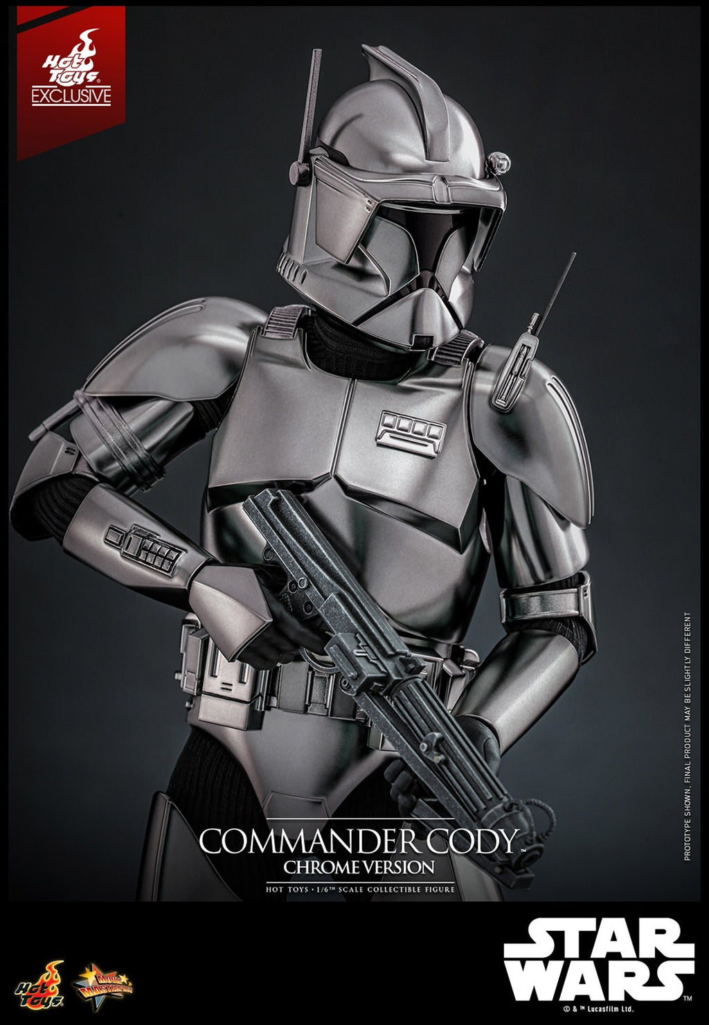 Commander Cody (Chrome Version) Star Wars Sixth Scale Figure