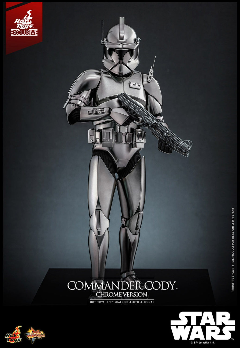 Commander Cody (Chrome Version) Star Wars Sixth Scale Figure