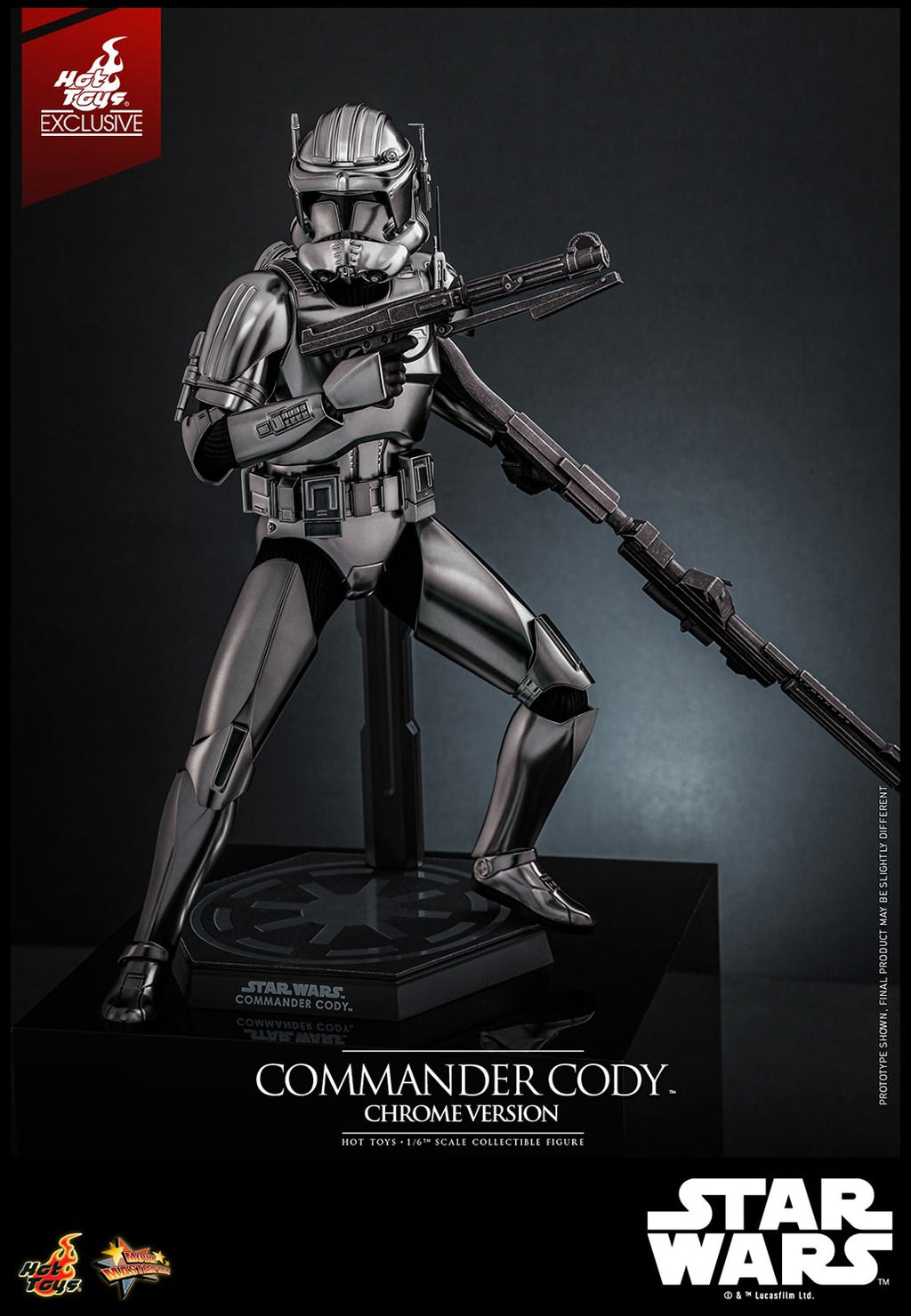 Commander Cody (Chrome Version) Star Wars Sixth Scale Figure