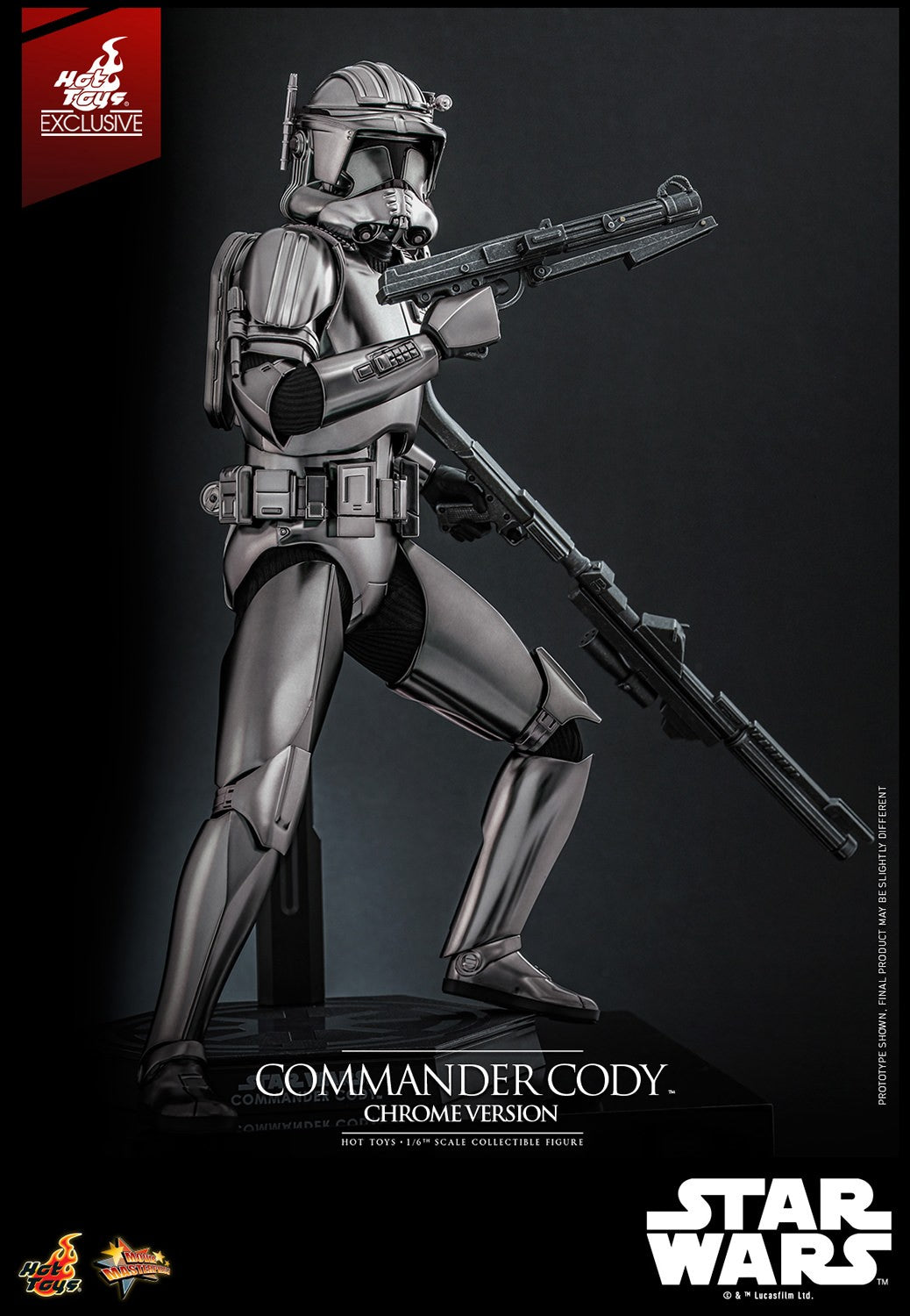 Commander Cody (Chrome Version) Star Wars Sixth Scale Figure