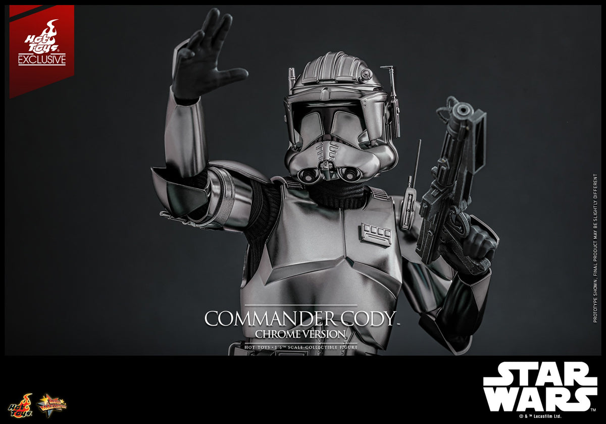 Commander Cody (Chrome Version) Star Wars Sixth Scale Figure