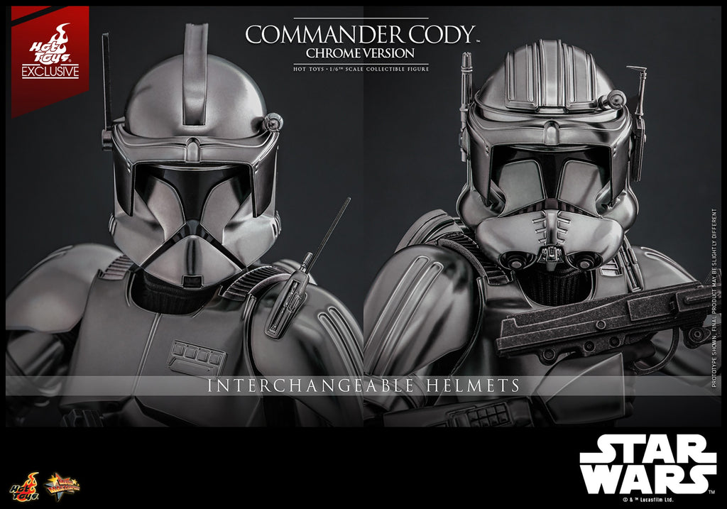 Commander Cody (Chrome Version) Star Wars Sixth Scale Figure
