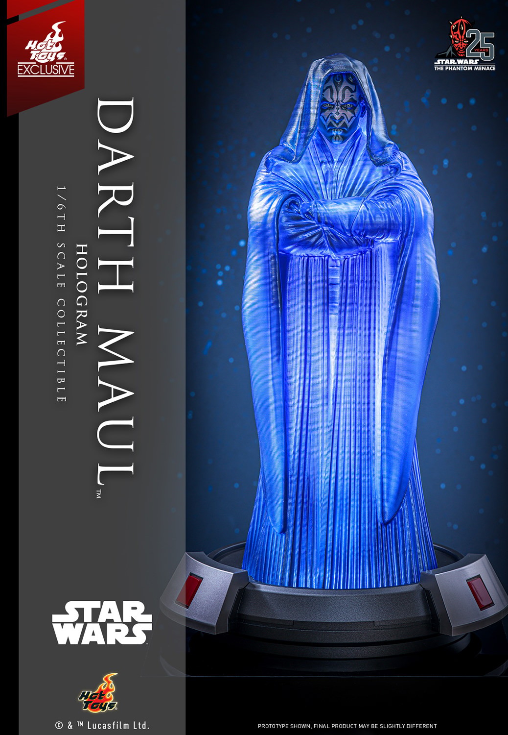 Darth Maul Hologram Star Wars Sixth Scale Figure Accessory