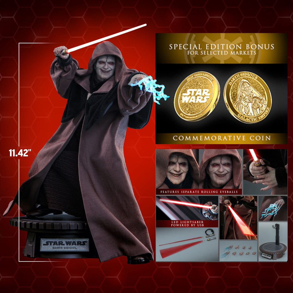 Darth Sidious Star Wars Sixth Scale Figure