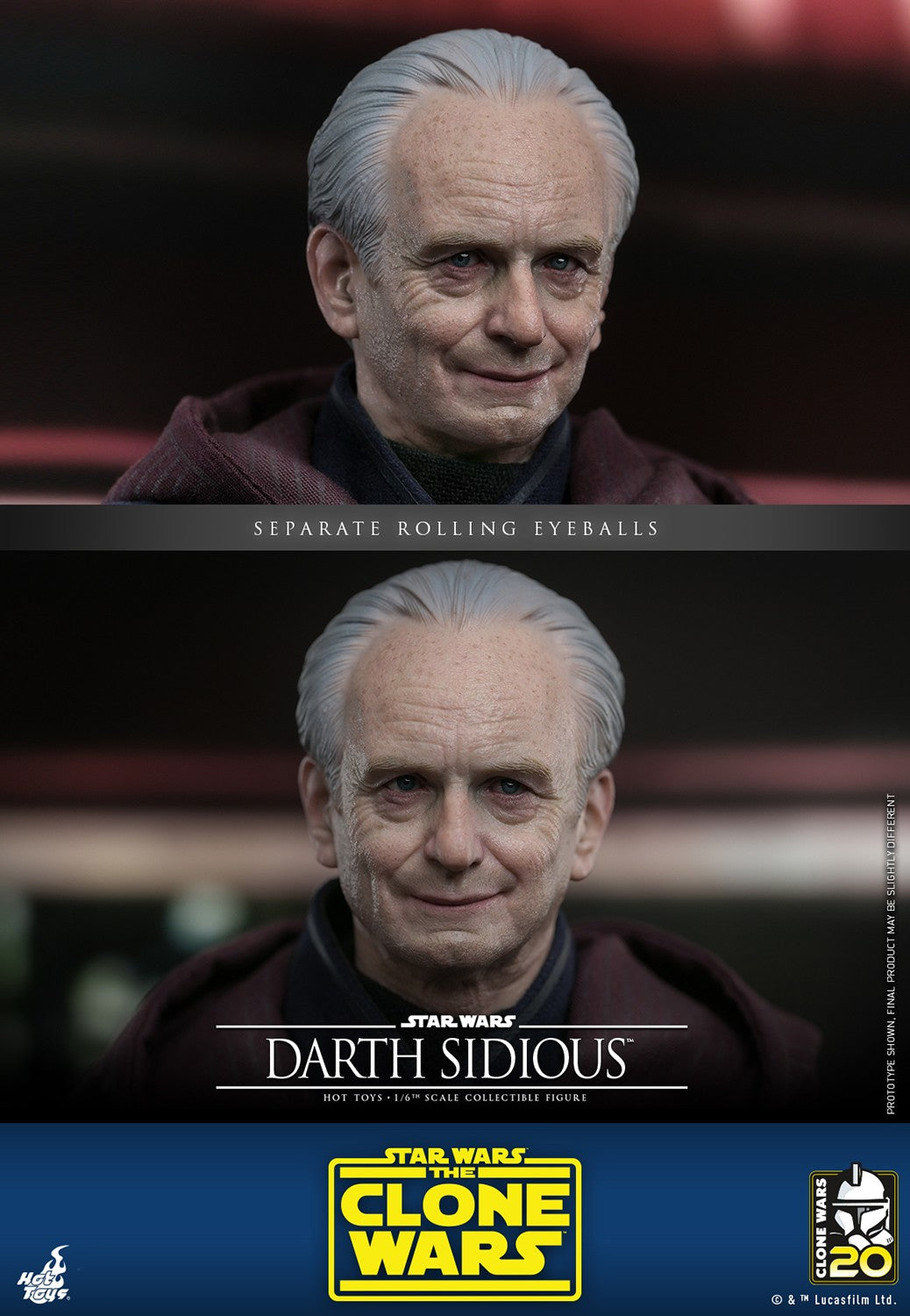 Darth Sidious Star Wars Sixth Scale Figure