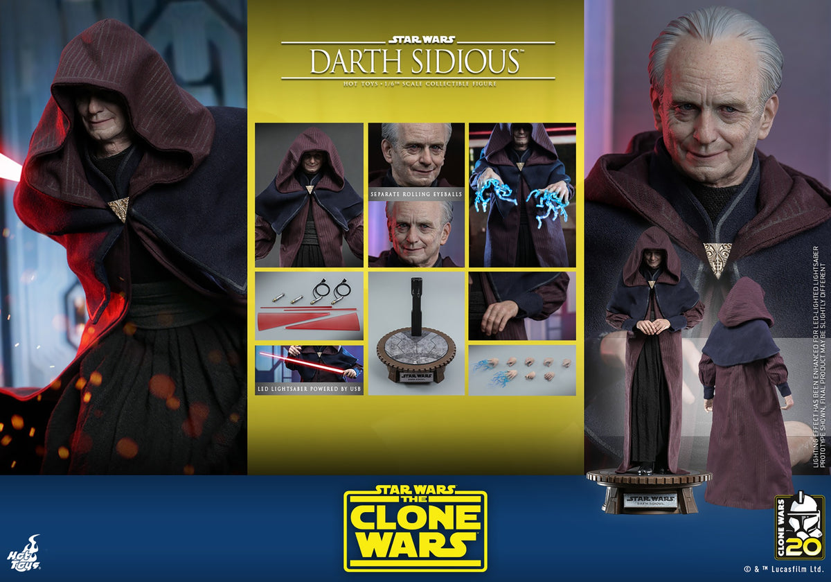 Darth Sidious Star Wars Sixth Scale Figure