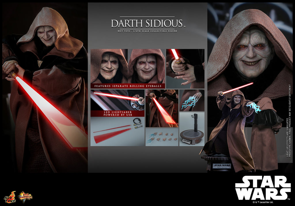 Darth Sidious Star Wars Sixth Scale Figure