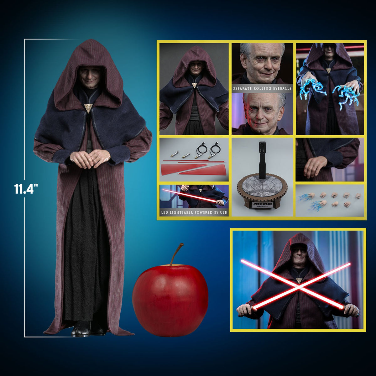 Darth Sidious Star Wars Sixth Scale Figure