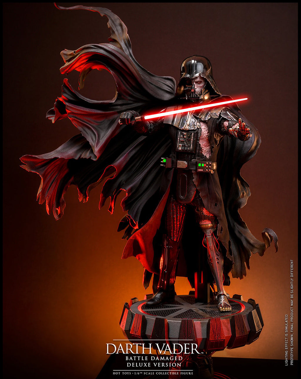 Darth Vader (Battle Damaged) Star Wars Sixth Scale Figure