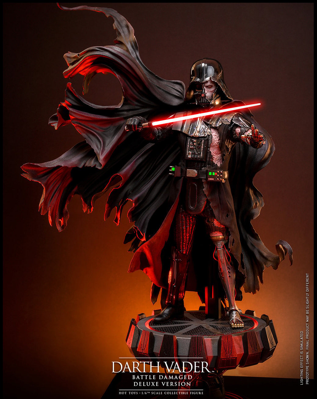 Darth Vader (Battle Damaged) Star Wars Sixth Scale Figure