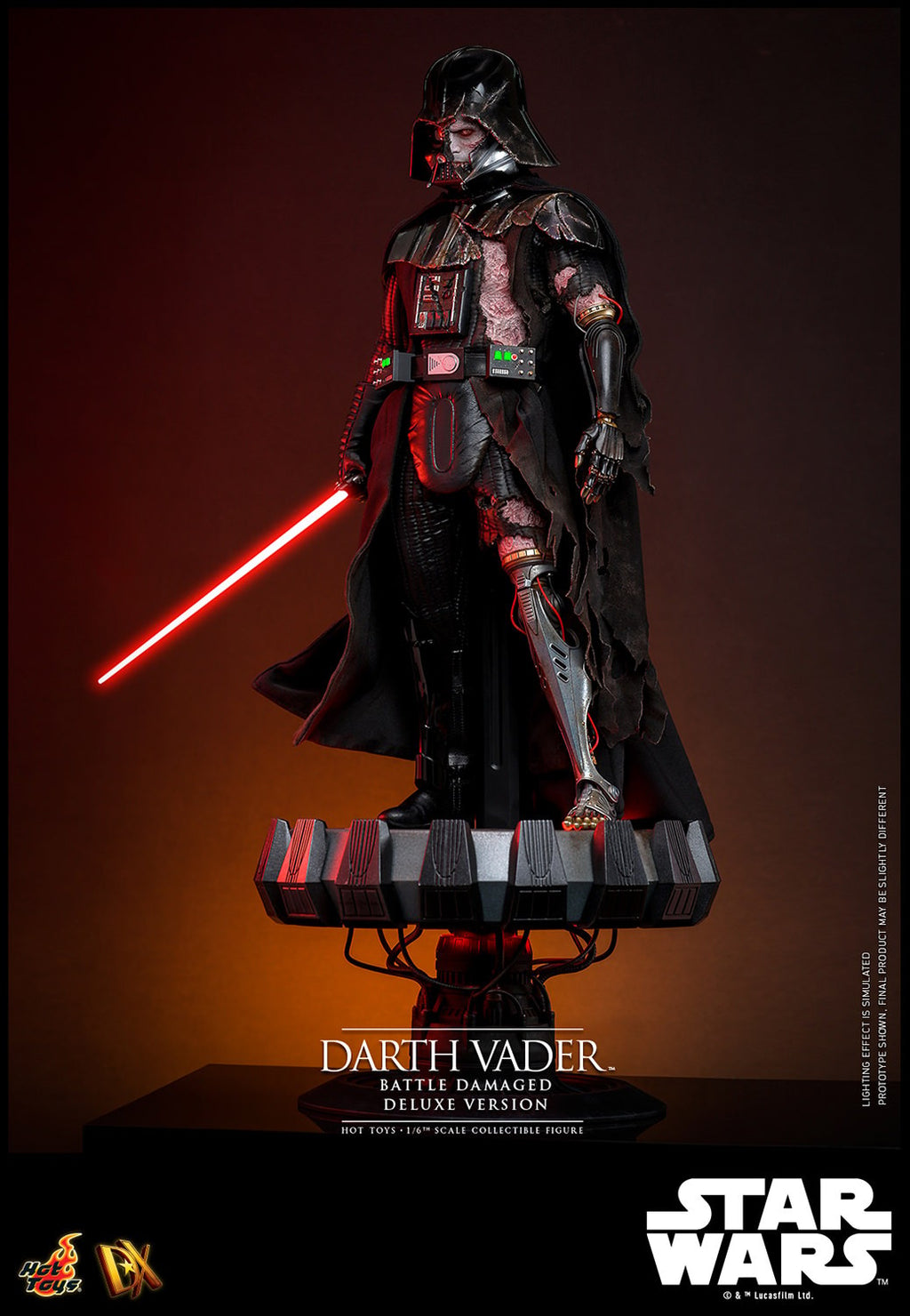 Darth Vader (Battle Damaged) Star Wars Sixth Scale Figure