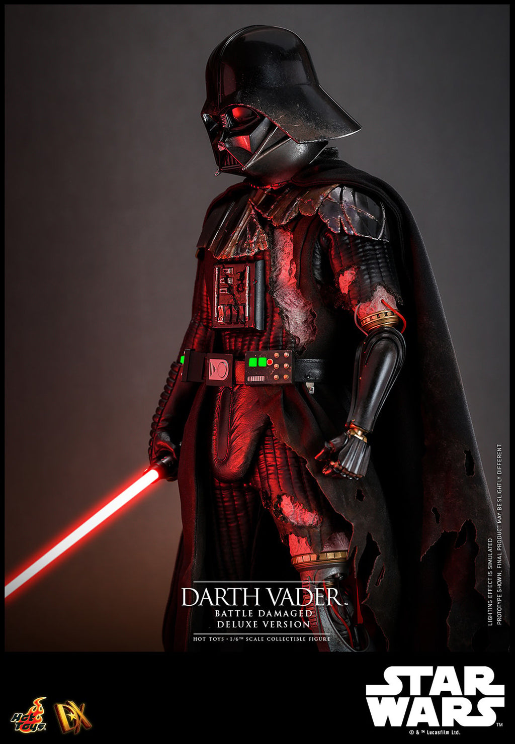 Darth Vader (Battle Damaged) Star Wars Sixth Scale Figure