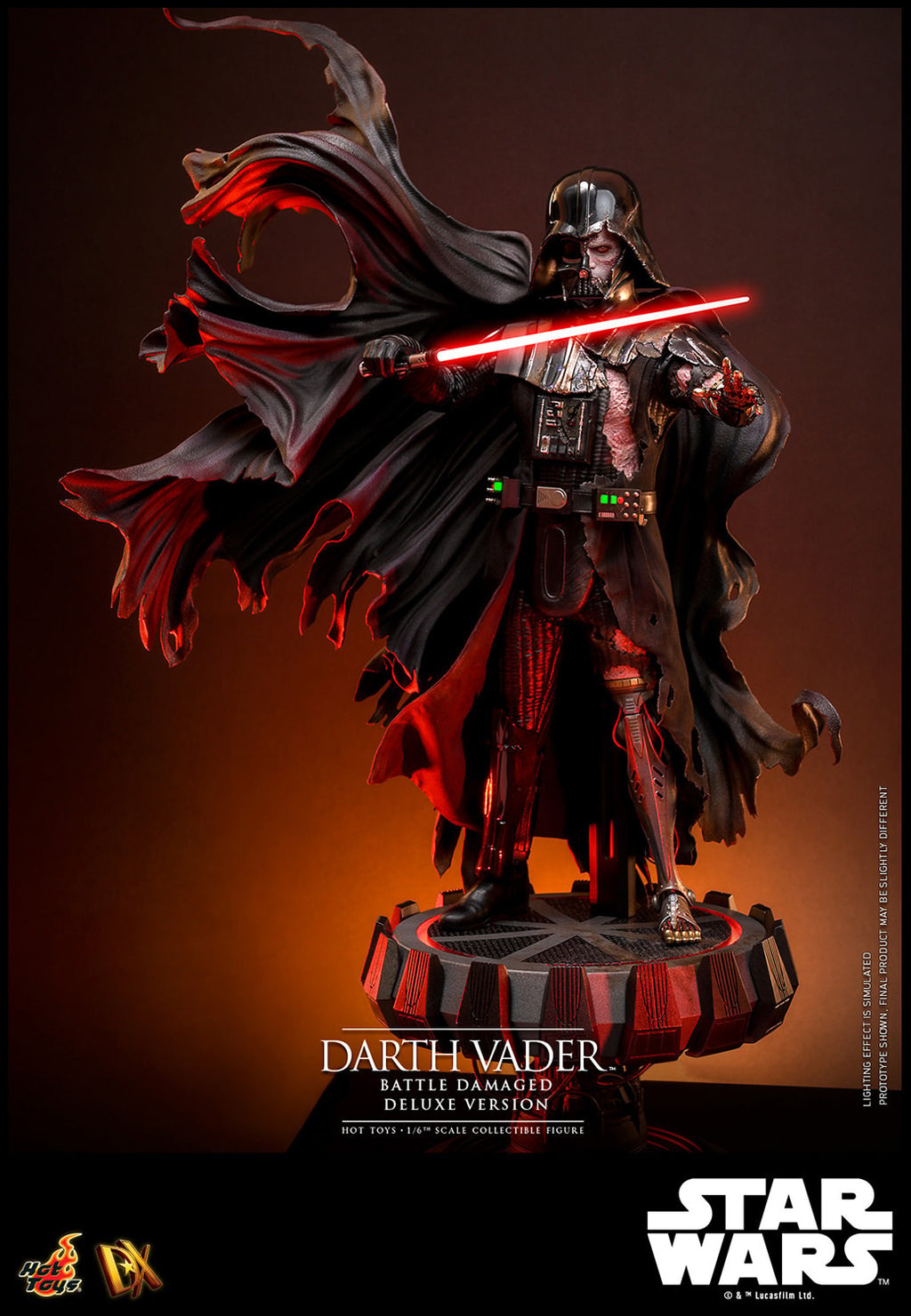 Darth Vader (Battle Damaged) Star Wars Sixth Scale Figure