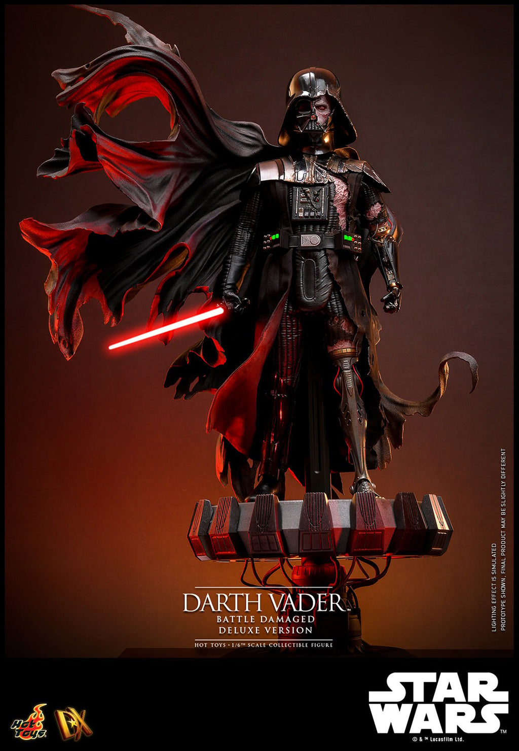 Darth Vader (Battle Damaged) Star Wars Sixth Scale Figure