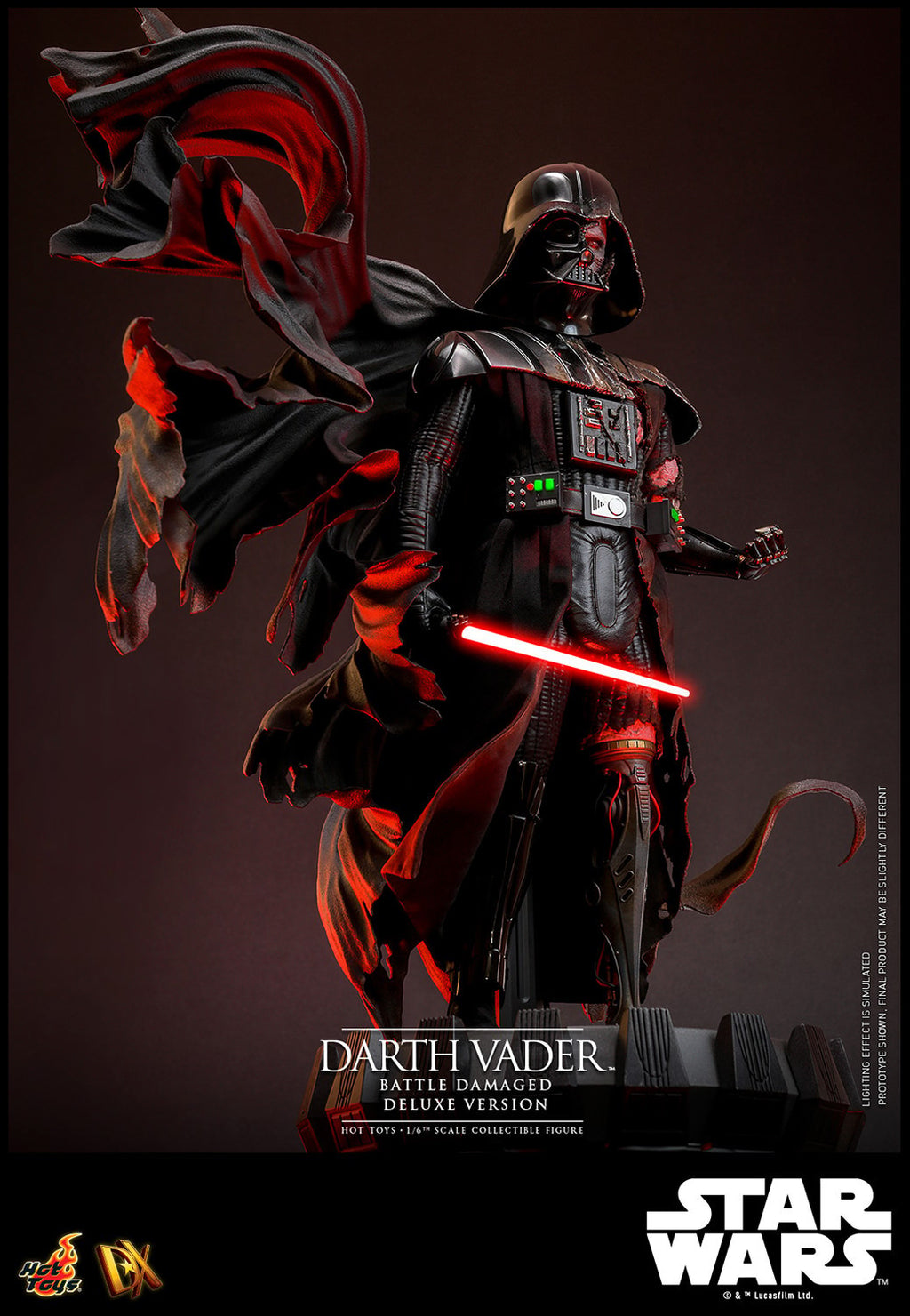 Darth Vader (Battle Damaged) Star Wars Sixth Scale Figure