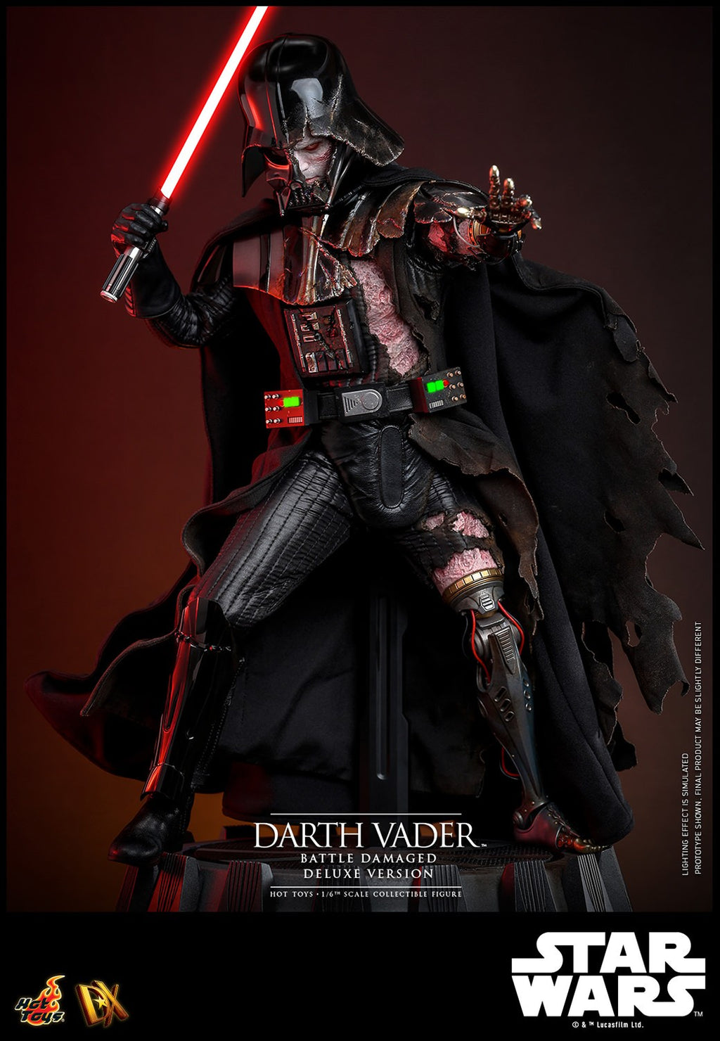 Darth Vader (Battle Damaged) Star Wars Sixth Scale Figure