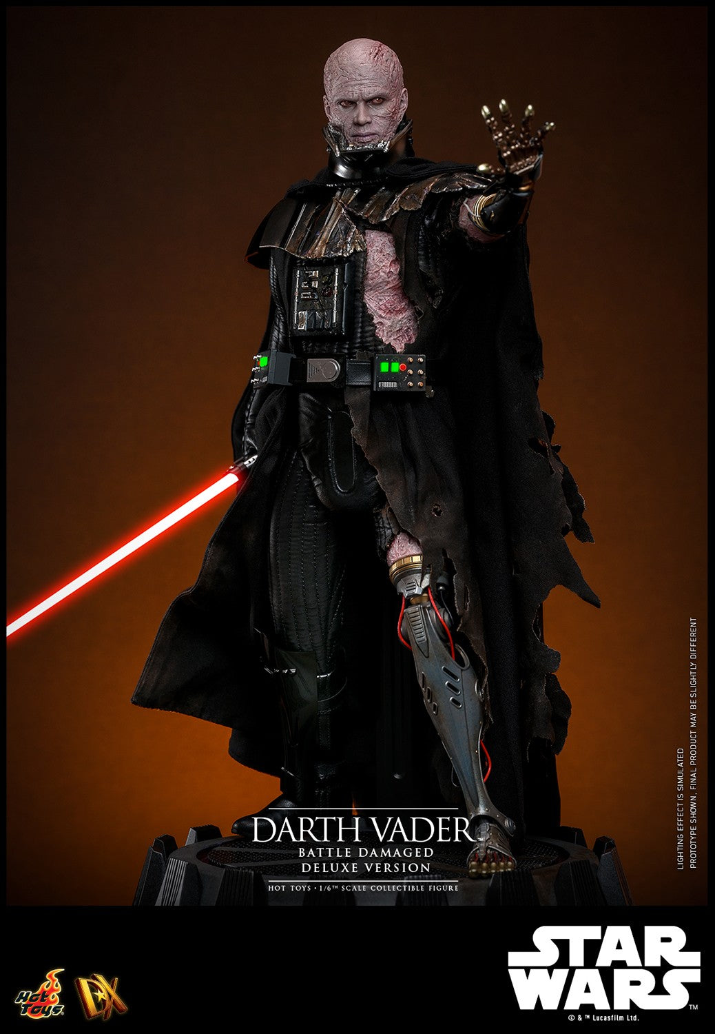 Darth Vader (Battle Damaged) Star Wars Sixth Scale Figure