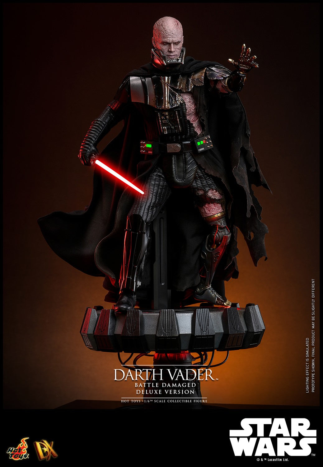 Darth Vader (Battle Damaged) Star Wars Sixth Scale Figure