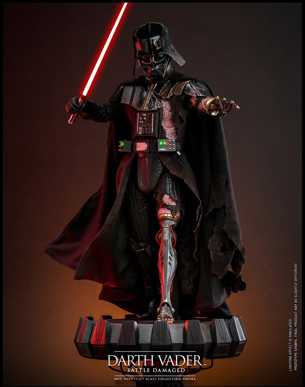 Darth Vader (Battle Damaged) Star Wars Sixth Scale Figure