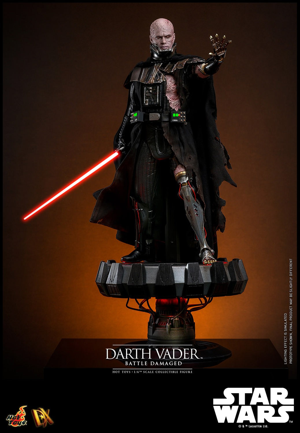 Darth Vader (Battle Damaged) Star Wars Sixth Scale Figure