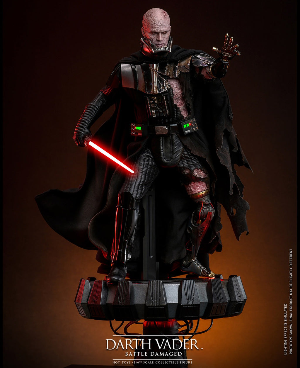 Darth Vader (Battle Damaged) Star Wars Sixth Scale Figure