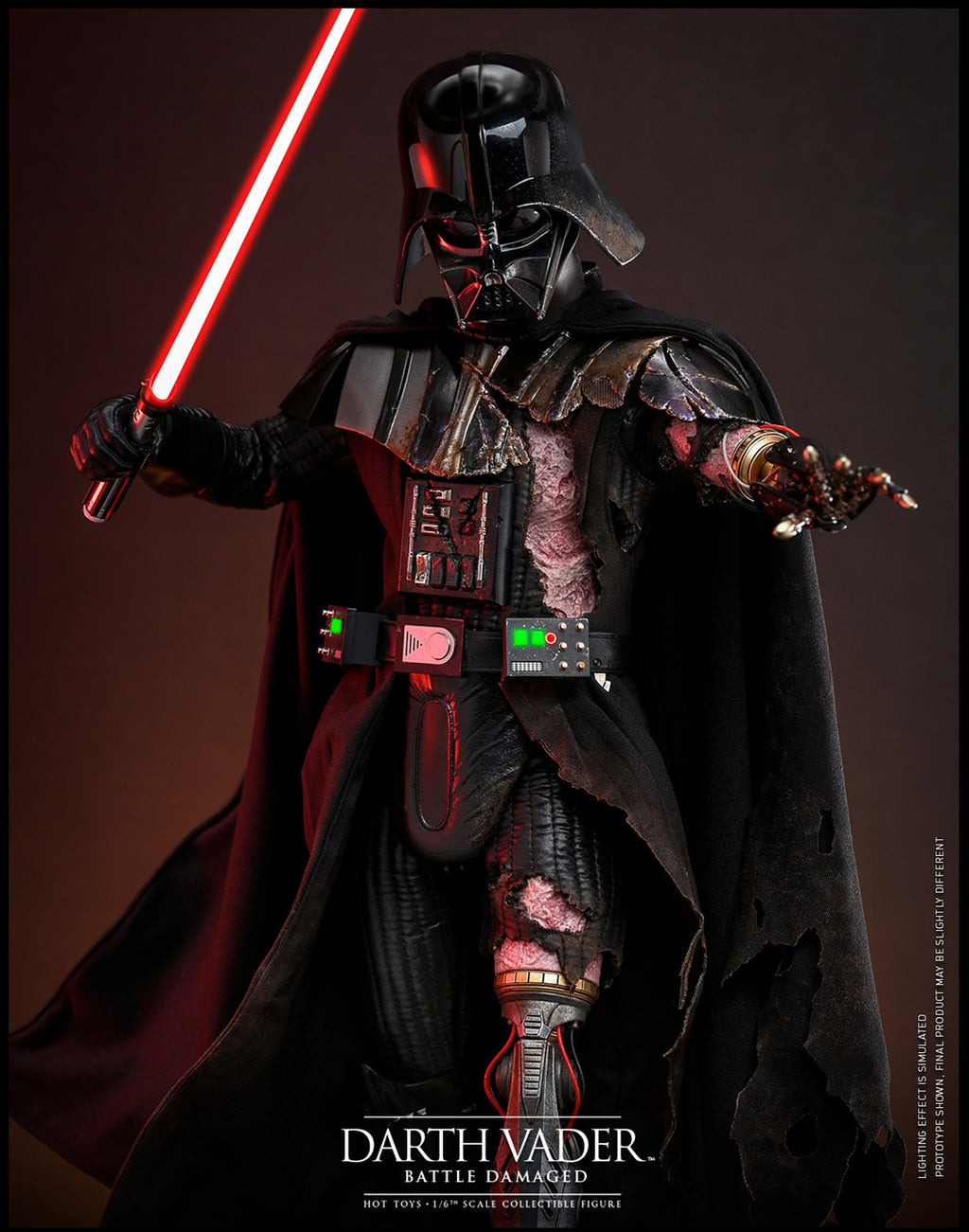 Darth Vader (Battle Damaged) Star Wars Sixth Scale Figure
