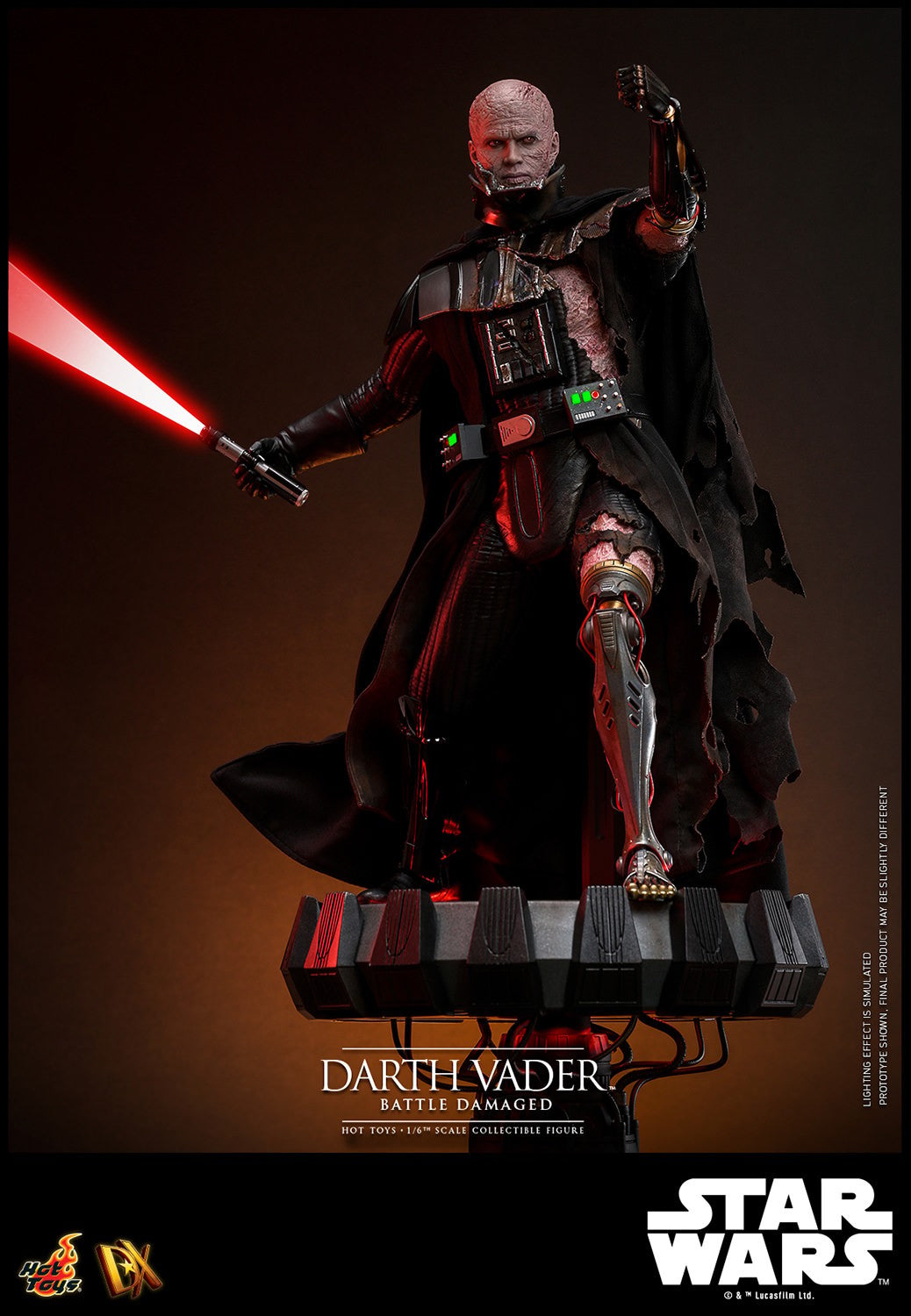 Darth Vader (Battle Damaged) Star Wars Sixth Scale Figure