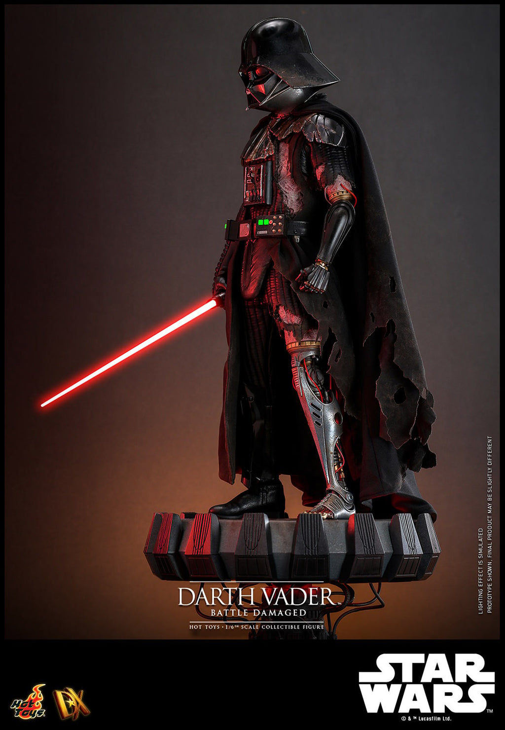 Darth Vader (Battle Damaged) Star Wars Sixth Scale Figure
