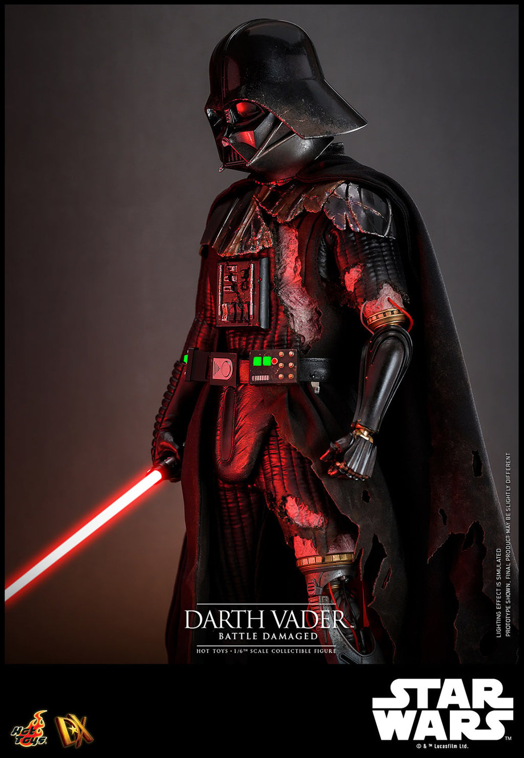 Darth Vader (Battle Damaged) Star Wars Sixth Scale Figure