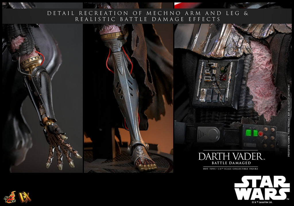 Darth Vader (Battle Damaged) Star Wars Sixth Scale Figure