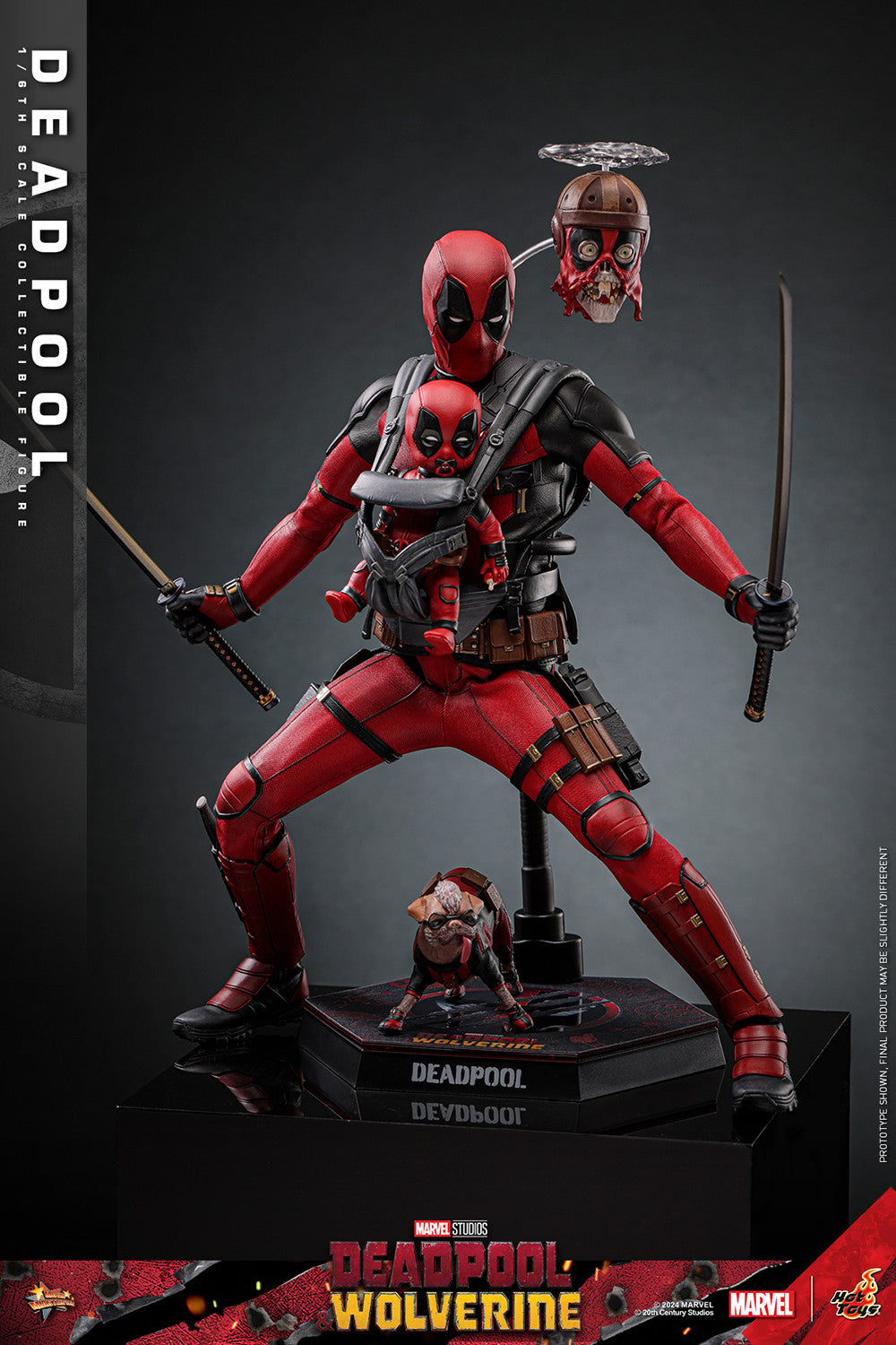 Deadpool Marvel Sixth Scale Figure
