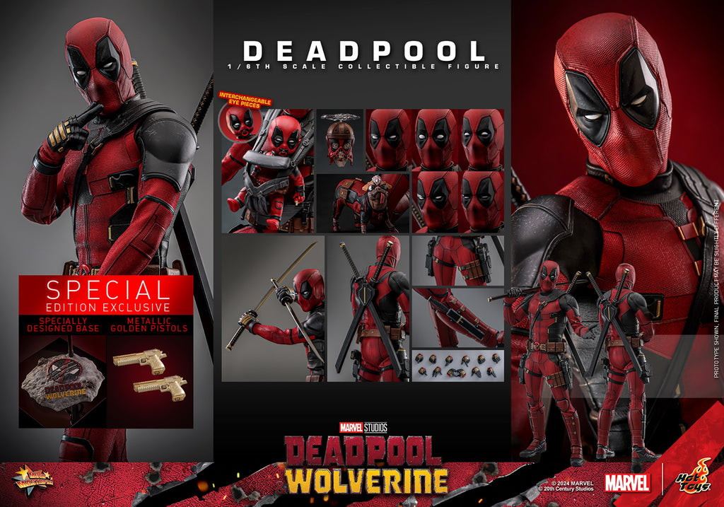Deadpool Marvel Sixth Scale Figure
