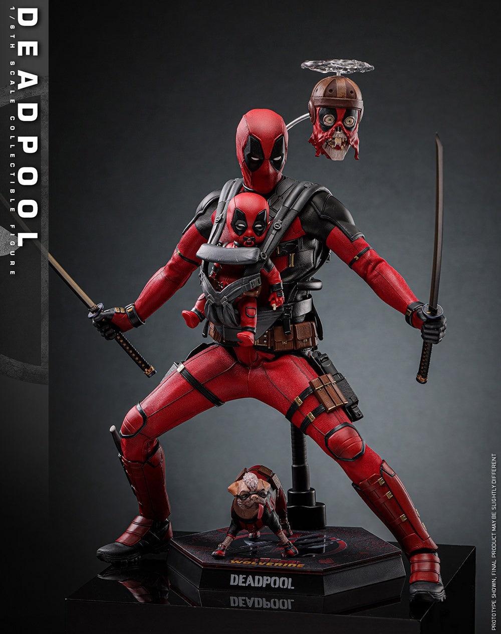 Deadpool Marvel Sixth Scale Figure