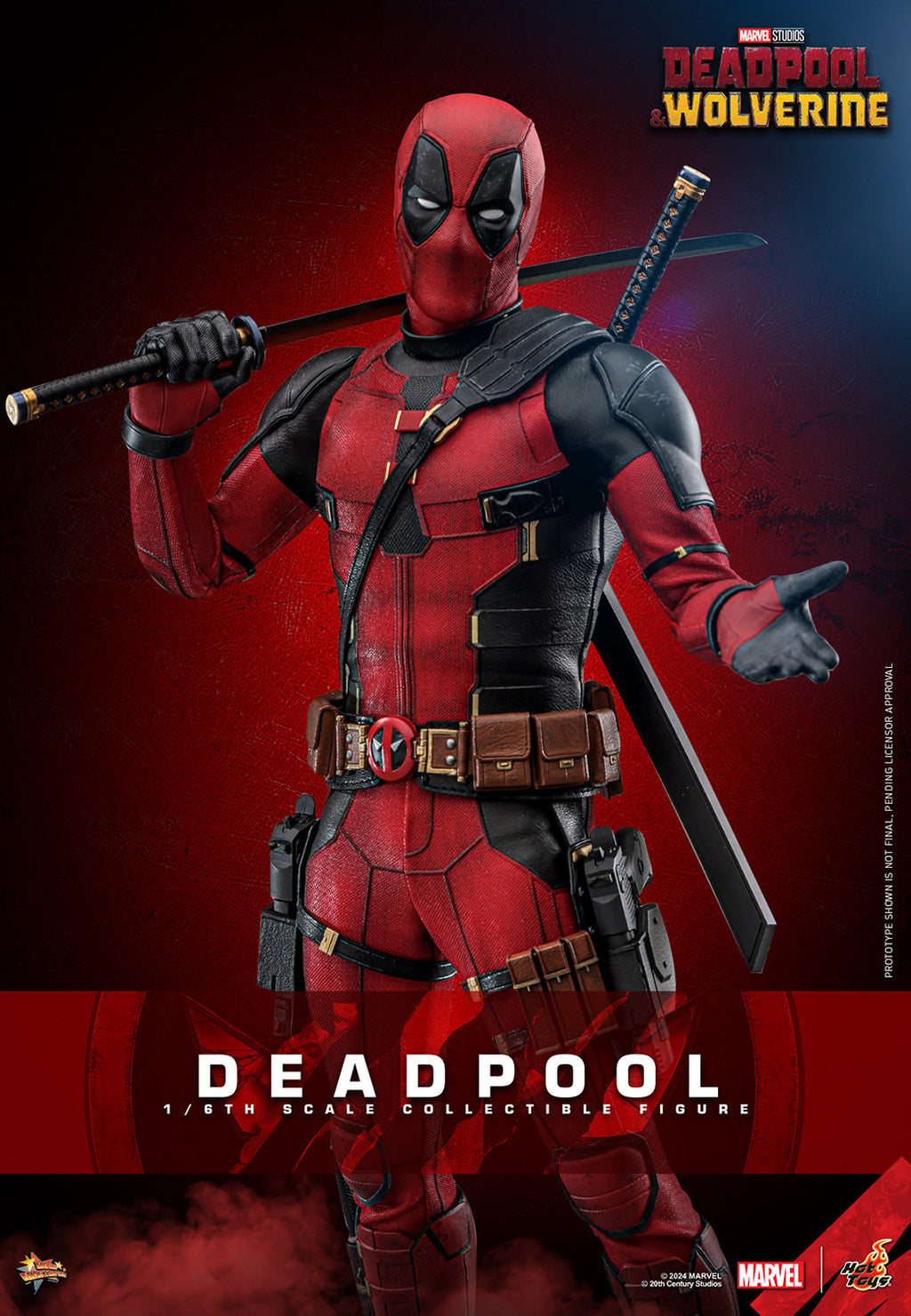 Deadpool Marvel Sixth Scale Figure
