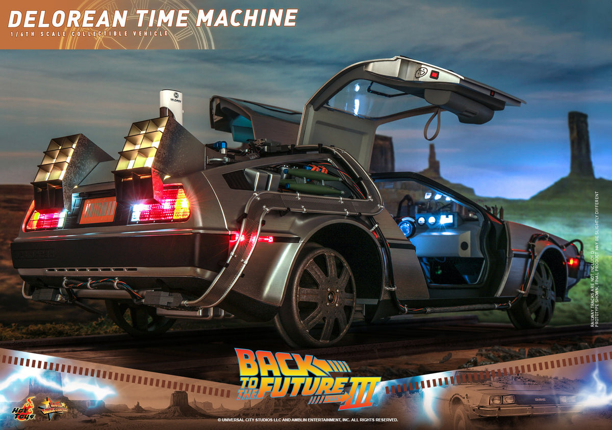 DeLorean Time Machine Back to the Future Sixth Scale Figure Accessory