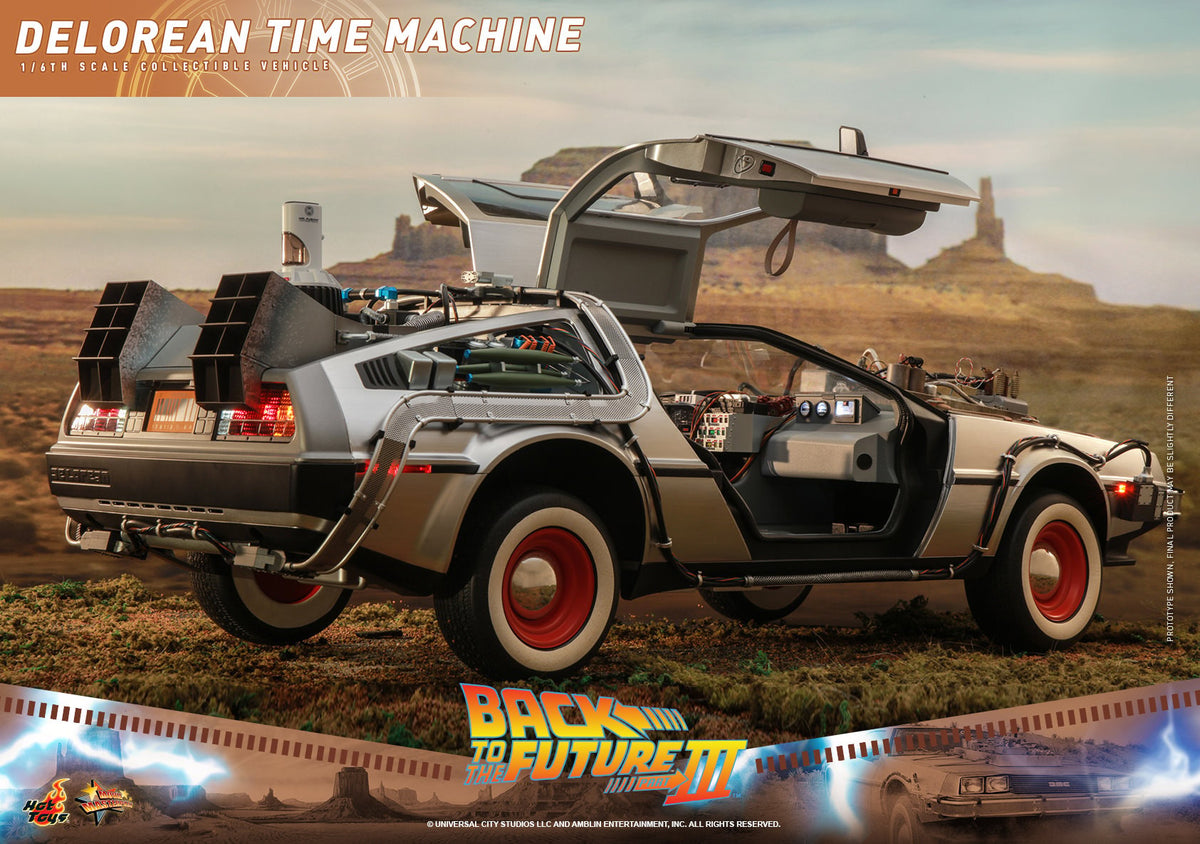 DeLorean Time Machine Back to the Future Sixth Scale Figure Accessory