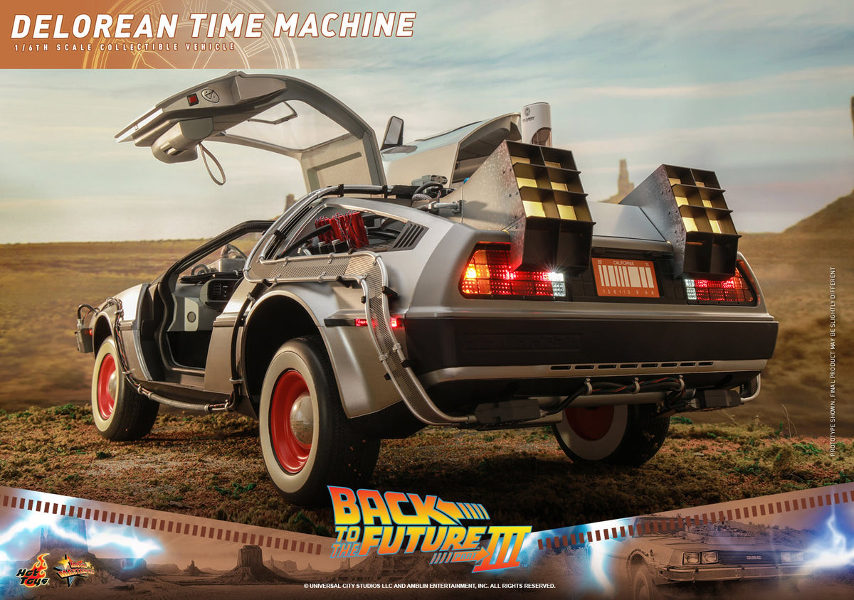 DeLorean Time Machine Back to the Future Sixth Scale Figure Accessory