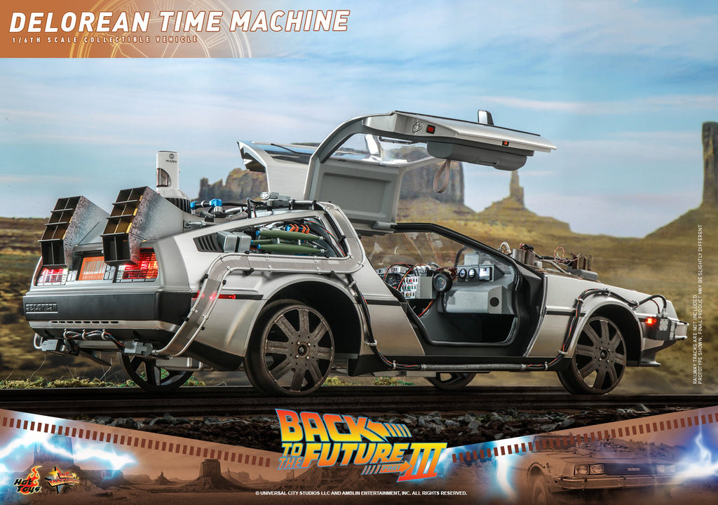 DeLorean Time Machine Back to the Future Sixth Scale Figure Accessory