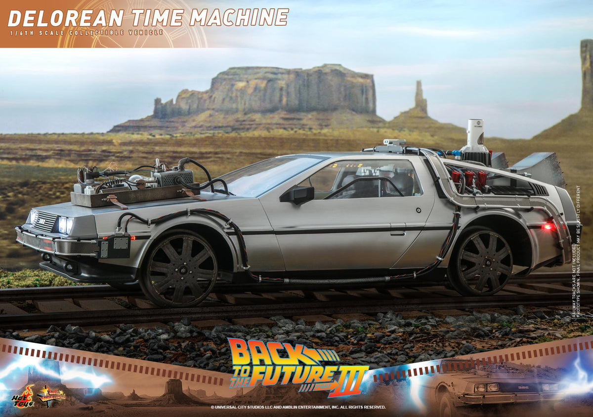 DeLorean Time Machine Back to the Future Sixth Scale Figure Accessory